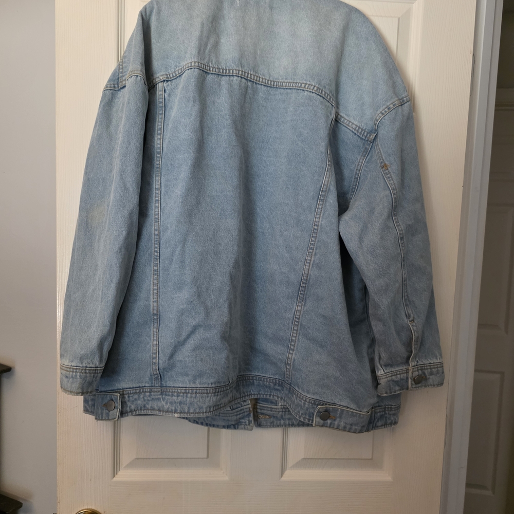 JustFab Light Blue Utility Jacket